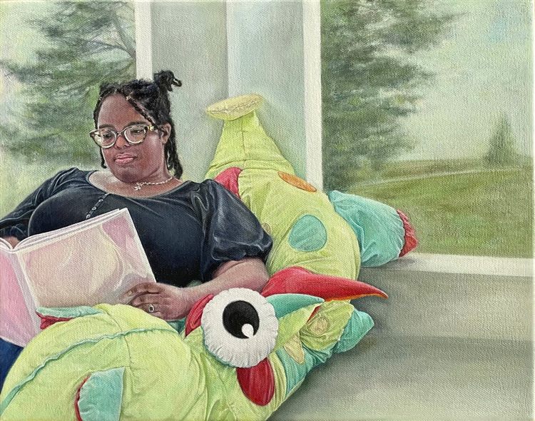 Elsewhere, 2026, oil on canvas, 11 × 14 in.