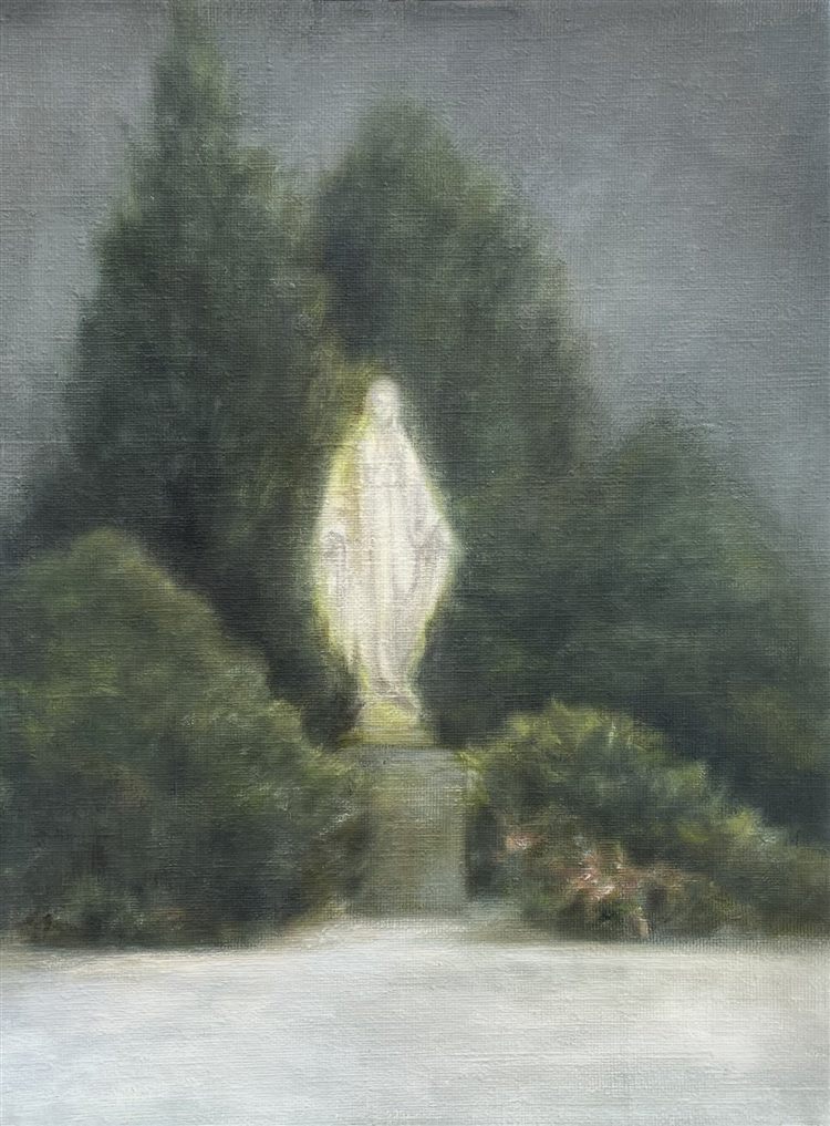 Mission Hill, 2026, oil on linen, 9 × 12 in.