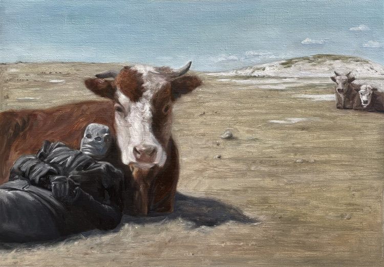 Pastoral Disguise, 2026, oil on linen, 11 × 16 in.